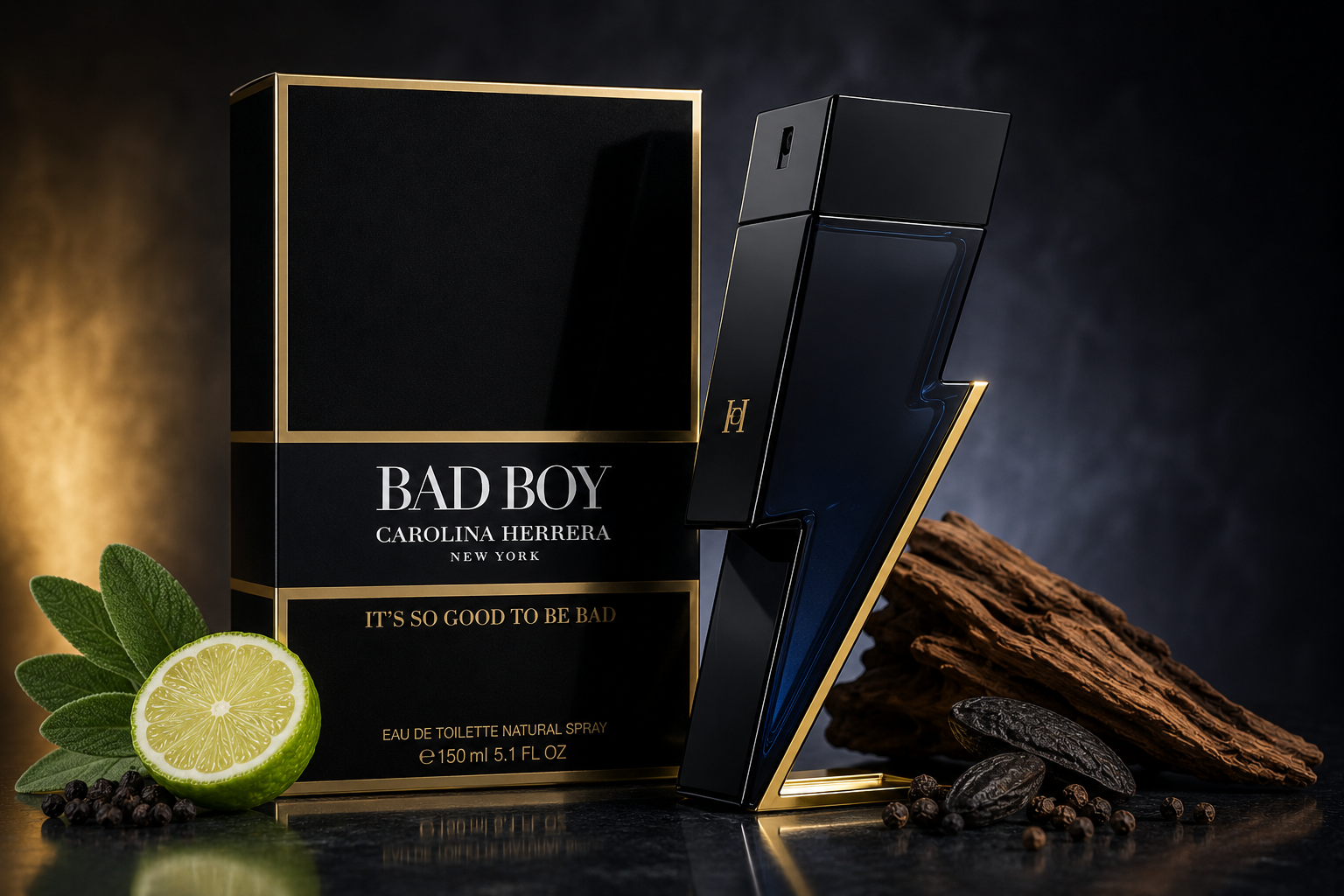 Carolina Herrera Bad Boy 5.1oz Eau de Toilette Spray For Men